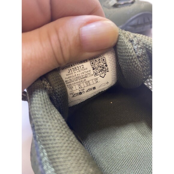 Merrell Bare Access Flex Trail Running Sneaker Shoes Dark Green Women's Size 7 - Picture 7 of 8